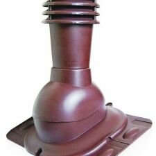 Вентиляционный выход утепленный универсальный с колпаком Kronoplast KUO для всех видов кровли с ЭПДМ резиной Ø110 мм