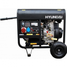 Узнать характеристики: Дизельный генератор Hyundai DHY 6000LE + колеса Дизельный генератор Hyundai DHY 6000LE + колеса