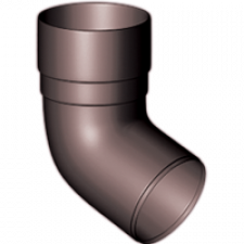 Водосточная система GAMRAT MAGNAT Ø125/110 Колено 