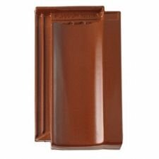 Керамическая черепица BRAAS ТОПАЗ 13V (Глазурь каштановый)