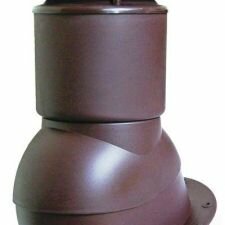 Вентиляционный выход с колпаком Kronoplast KPIO для битумной черепицы утепленный ( монтаж на битумную черепицу) Ø110 мм