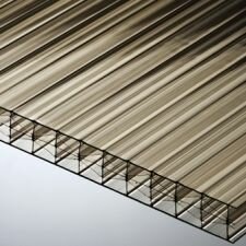 Поликарбонат Polygal Сотовый, Х - образный Бронзовый 25мм